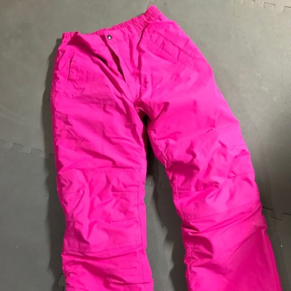Land's End Squall Iron Knee Snowpants Pink 12 Waterproof